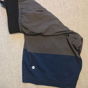 Men’s Lululemon Core Shorts size Medium blue/black